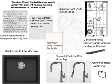 Marks Laundry Interior Design Mood Board by staged design on Style Sourcebook