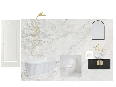 Black/Gold Bathroom Interior Design Mood Board by SandyR93 on Style Sourcebook