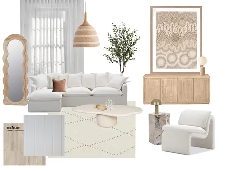 MODERN AUS SAMPLE BOARD Interior Design Mood Board by zoelanii