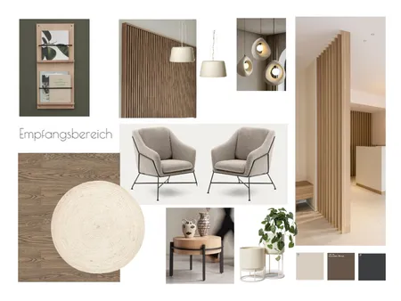 Empfangsbereich Holzpaneelen Interior Design Mood Board by RiederBeatrice on Style Sourcebook