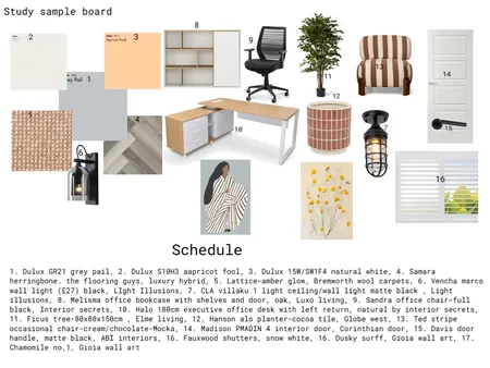 study sample board Interior Design Mood Board by Vicky Moetjie on Style Sourcebook