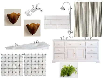 Hall Bathroom plans Interior Design Mood Board by Annacoryn on Style Sourcebook