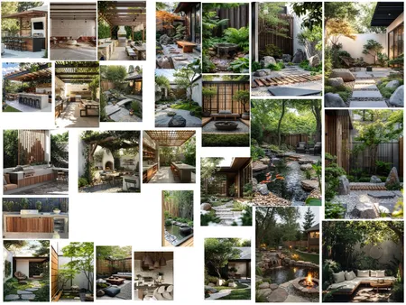 Backyard Interior Design Mood Board by childishgohmbino on Style Sourcebook