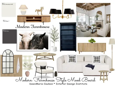 DawnMarie Modern Farmhouse Style Mood Board IDI Interior Design Mood Board by Dawnmariecaulson on Style Sourcebook