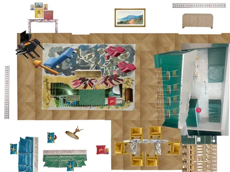 Great Room Space Planning Scale Interior Design Mood Board by dl2407 on Style Sourcebook