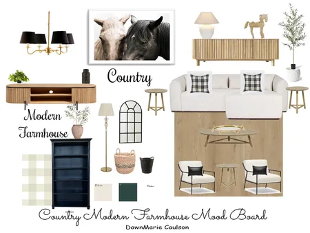 Country Modern Farmhouse Mood Board Final Interior Design Mood Board by Dawnmariecaulson on Style Sourcebook