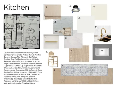 Kitchen Sample Board Interior Design Mood Board by emohr9@gmail.com on Style Sourcebook