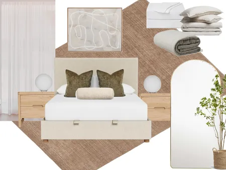 8/27 york street, nundah  - master bedroom  floor mirror option Interior Design Mood Board by tlaws on Style Sourcebook