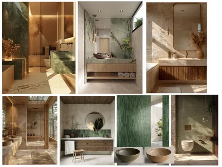 Ensuite Interior Design Mood Board by Cobblestone Studios on Style Sourcebook