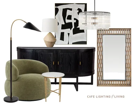 Statement Floor Mirror Interior Design Mood Board by CAFE LIGHTING & LIVING on Style Sourcebook