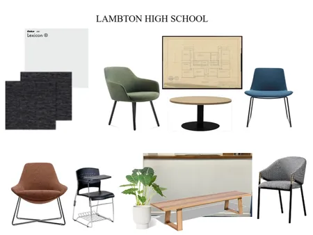 Lambton High Interior Design Mood Board by Organised Design by Carla on Style Sourcebook