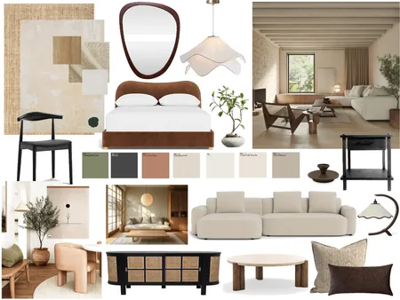 Japandi Mood Board Interior Design Mood Board by Kailee Louise on Style Sourcebook