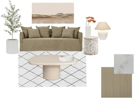 Moody lounge room Interior Design Mood Board by Hails