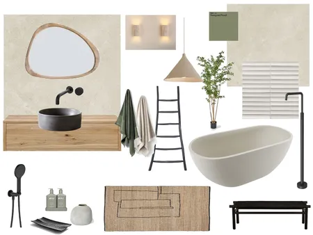 Sample Board Bathroom Interior Design Mood Board by Kailee Louise on Style Sourcebook
