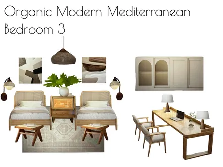 Organic Modern Mediterranean Bedroom 3 Interior Design Mood Board by al1168ster@gmail.com on Style Sourcebook