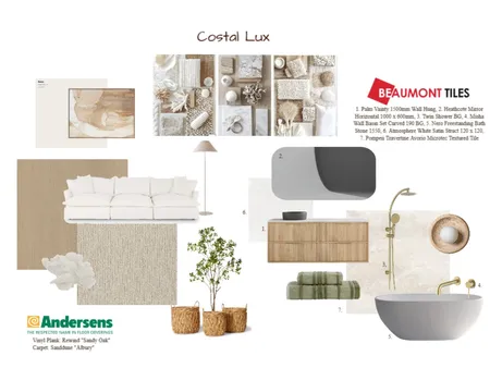 costal lux Interior Design Mood Board by 4idyn on Style Sourcebook