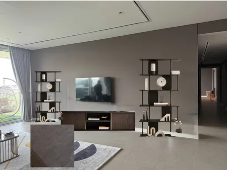 tv wall Interior Design Mood Board by linmkrva on Style Sourcebook