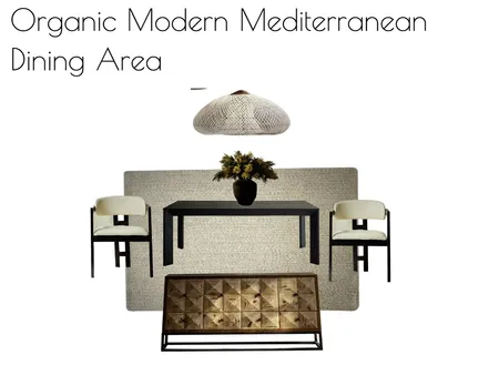 Organic Modern Mediterranean Dining Interior Design Mood Board by al1168ster@gmail.com on Style Sourcebook