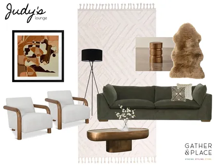 Judy's Lounge Room Interior Design Mood Board by Gather & Place on Style Sourcebook
