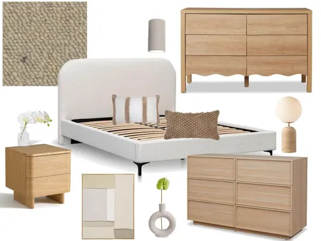Master bed Interior Design Mood Board by alexa.stam