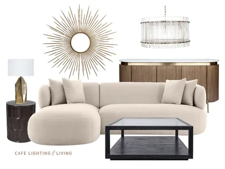 Neutral Luxe Interior Design Mood Board by CAFE LIGHTING & LIVING on Style Sourcebook