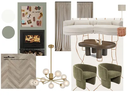 IDI Module 9 - Living Room Interior Design Mood Board by Sarah Bragias on Style Sourcebook