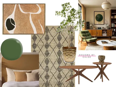 Mid Century Northcote home Interior Design Mood Board by Designs by Chloe on Style Sourcebook