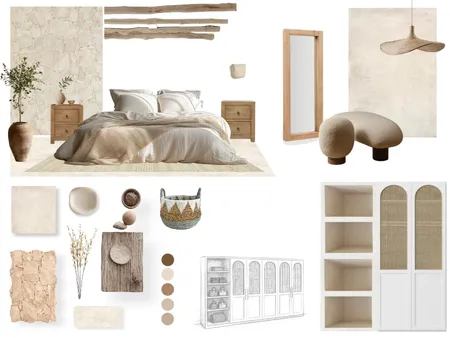 Bedroom project Interior Design Mood Board by Josevimart