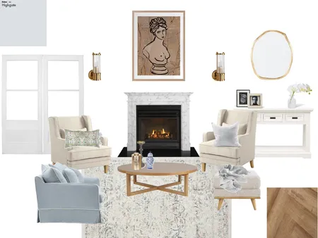 French Provincial Sample Board Interior Design Mood Board by Bajenovanastassia on Style Sourcebook