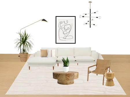 Californian Cool Lounge Room Interior Design Mood Board by Renee Wratih on Style Sourcebook
