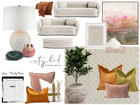 Allyson - Family Room Interior Design Mood Board by Styled Interior Design on Style Sourcebook