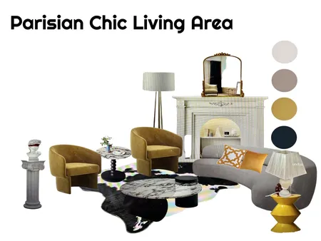 Parisian Chic Living Area Star Res Interior Design Mood Board by al1168ster@gmail.com on Style Sourcebook