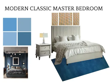 Modern Classic Master Bedroom Interior Design Mood Board by al1168ster@gmail.com on Style Sourcebook