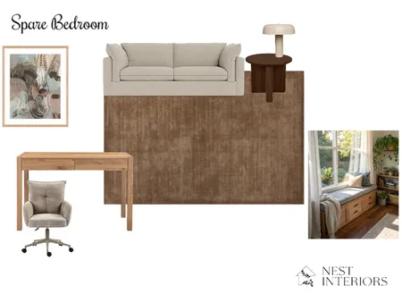 Spare Bedroom - Kishaini Interior Design Mood Board by Nest Interiors on Style Sourcebook