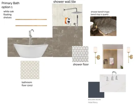 master bath 1 Interior Design Mood Board by MikaylaAlred