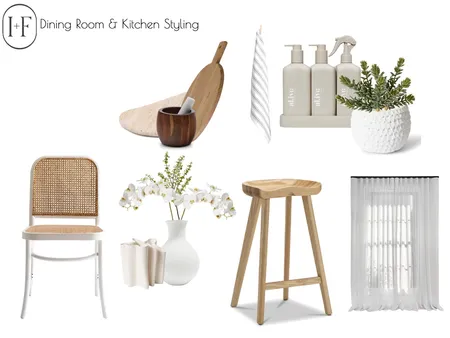 Dining & Kitchen styling Interior Design Mood Board by Ivy + Finch Design on Style Sourcebook