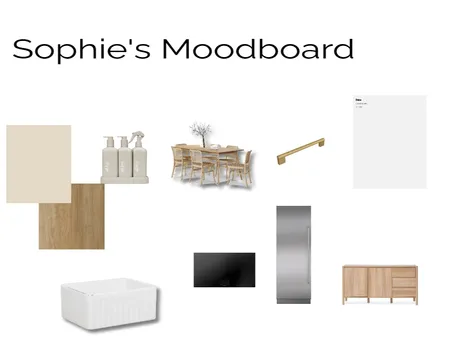 Sophie's Kitchen Moodboard Interior Design Mood Board by sophietoohey