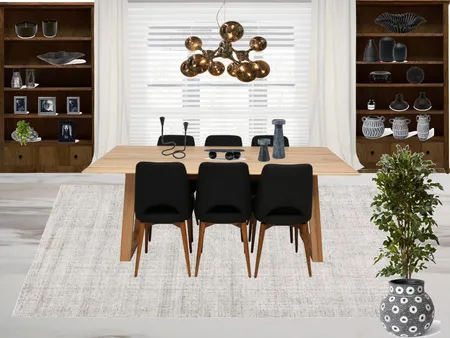 Modern Industrial Diningroom Interior Design Mood Board by Monica.Nyikang on Style Sourcebook