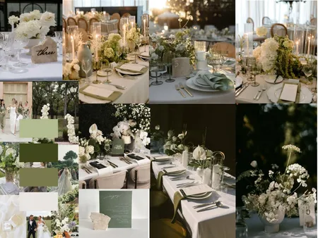 Green wedding Interior Design Mood Board by ankegrey87 on Style Sourcebook