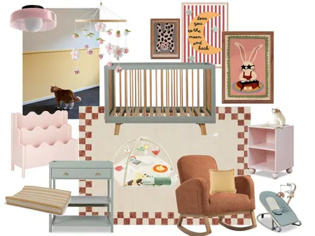 Nursery 2 Interior Design Mood Board by rubytalaj on Style Sourcebook