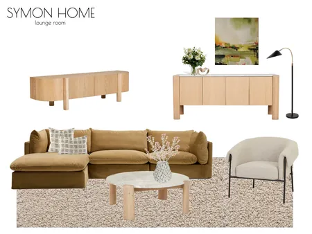 SYMON HOME Lounge Room Interior Design Mood Board by Gather & Place on Style Sourcebook