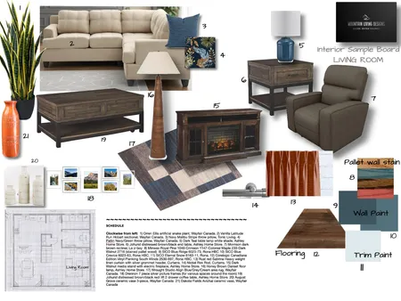 Module 9 - Furniture & Accessories LIVING ROOM Interior Design Mood Board by shannonberry on Style Sourcebook