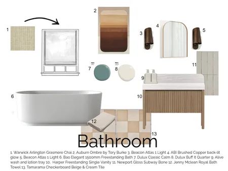 Bathroom module 9 Interior Design Mood Board by SamanthaEberhart on Style Sourcebook
