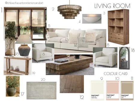 Scandi Hamptons living room (Sampleboard) Interior Design Mood Board by Chloe Cheverton on Style Sourcebook