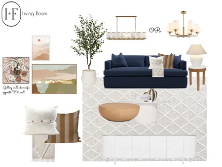 Living Room Interior Design Mood Board by Ivy + Finch Design on Style Sourcebook