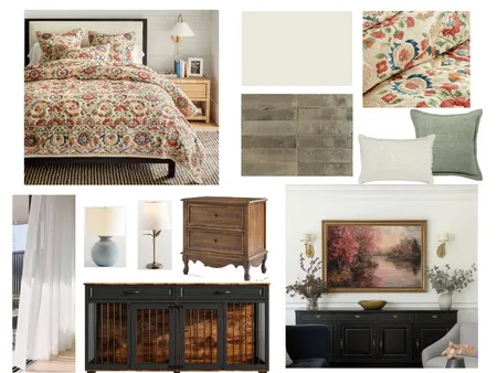 Module 10 - Trina Ray Primary Bedroom Mood Board Interior Design Mood Board by chloeray31