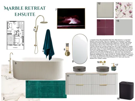 Terrace Ensuite Interior Design Mood Board by CarlieLinda on Style Sourcebook