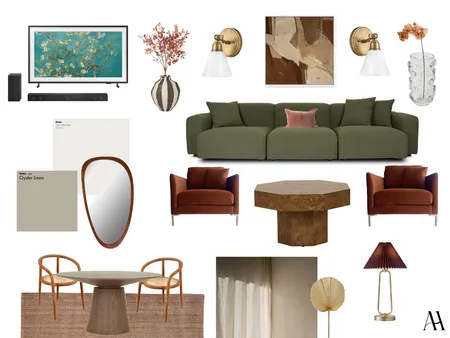 Martin Living/Dining Room Interior Design Mood Board by AVALYN HOUSE on Style Sourcebook