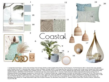 Coastal Interior Design Mood Board by Michelle H on Style Sourcebook