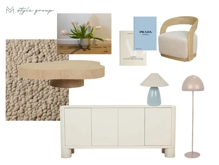 Family Area Concept 2 Interior Design Mood Board by The VM Style Group